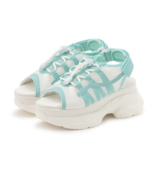 【LTXC】ドローコード厚底サンダル