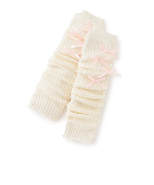 リボンつきレッグカバー