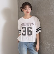 【7days】ナンバリング半袖Tシャツ