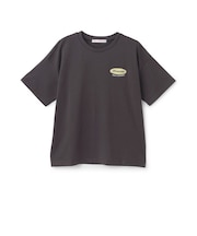 【7days】バックガールイラスト半袖Tシャツ