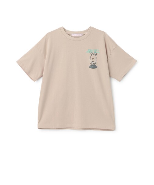 【7days】ウサギモチーフBig半袖Tシャツ