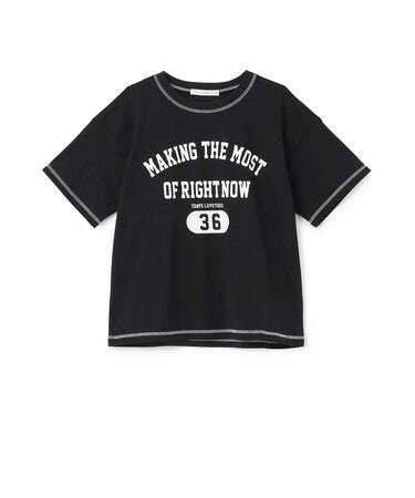 【7days】ロゴナンバー半袖Tシャツ