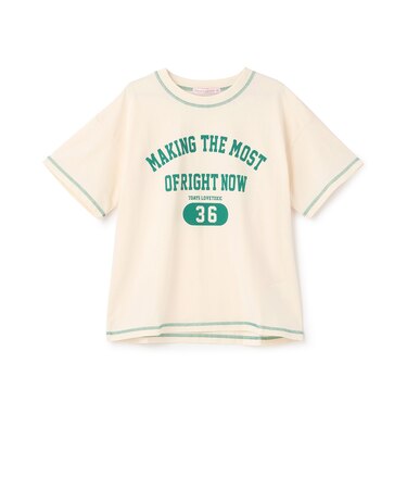 【7days】ロゴナンバー半袖Tシャツ