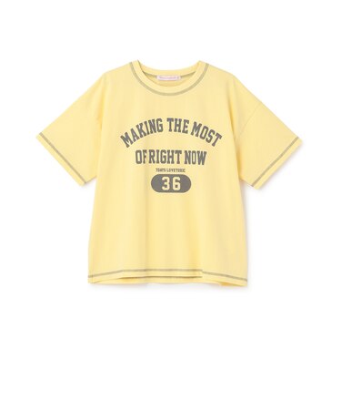【7days】ロゴナンバー半袖Tシャツ