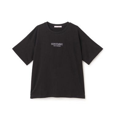 【7days】バックガールイラスト半袖Tシャツ
