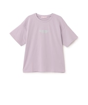 【7days】バックガールイラスト半袖Tシャツ