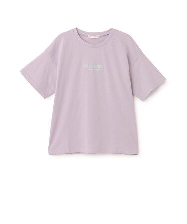 【7days】バックガールイラスト半袖Tシャツ