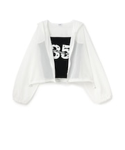 【LTXC/抗菌防臭】キャミつきメッシュパーカー