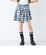 【LTXC】イレヘム腰巻き風チェックキュロット