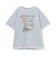 【LTXC】プリントメッシュレイヤード半袖Tチュニック