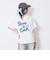 【秒かわトップス】【GOODPRICE】【綿100%】発泡フラワーロゴ半袖T