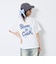 【秒かわトップス】【GOODPRICE】【綿100%】発泡フラワーロゴ半袖T