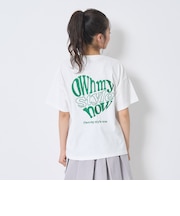 【秒かわトップス】【GOODPRICE】【綿100%】バックハートロゴ刺しゅう半袖T