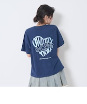 【秒かわトップス】【GOODPRICE】【綿100%】バックハートロゴ刺しゅう半袖T