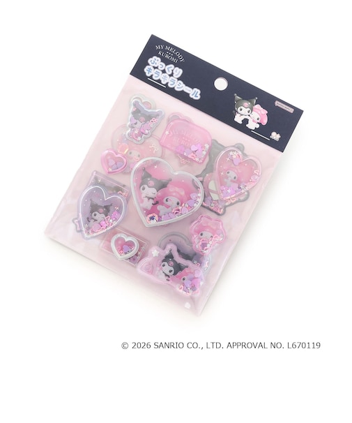 【マイメロクロミ】ぷっくりキラキラシール