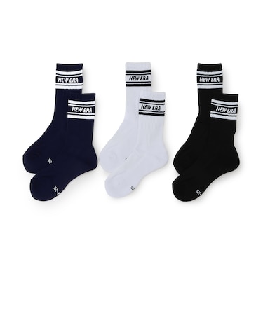 【NEW ERA】3Pマルチラインソックス