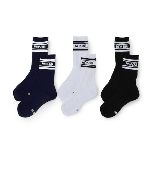 【NEW ERA】3Pマルチラインソックス