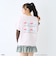 【ESTHER BUNNY】【綿100%】袖レースレイヤードTシャツ