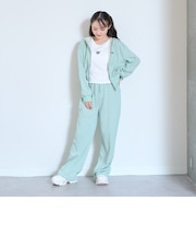 【LTXC】ラメキラダブルジップパーカ ロングパンツセットアップ