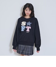 【7days】ボアアップリケトレーナー