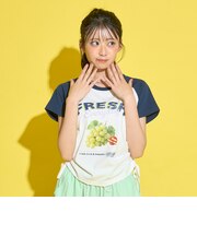 【GOKUGOKU/快適】【快適マルチ機能/接触冷感・吸水速乾・UV・遮熱】シャーリングクロップドラグラン半袖T