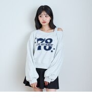 【LTXC/綿100%】\ｎナンバーワンショルスウェットプルオーバー■