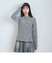 【吸湿発熱】テレコ長袖T▼