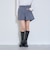 【起毛】美脚見えタックフレアキュロット