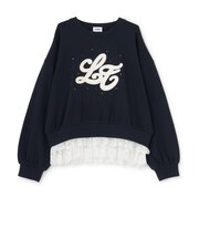 【LTXC/綿100%】\nキルティングアップリケレースドッキングプルオーバー