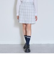 【卒服・セレモニー・フレッシャーズ】チェック柄プリーツスカパン