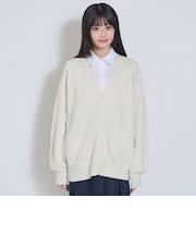 【卒服・セレモニー・フレッシャーズ】【洗える】スクールニットカーディガン