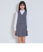 【卒服・セレモニー・フレッシャーズ】ベストスカートセットアップ