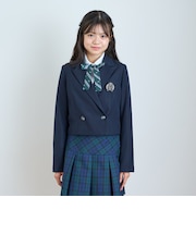 【卒服・セレモニー・フレッシャーズ】エンブレムつきボレロジャケット