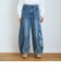 【LTXC】スプレーロゴバルーンデニムパンツ
