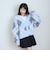 【洗える/静電気軽減】インナー付アーガイルシャギーニットカーディガン