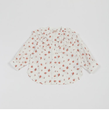 【リンク】フリル衿ブラウス(キッズ)