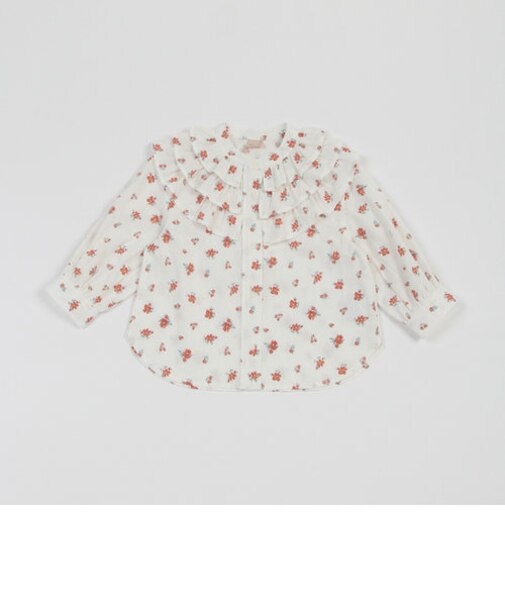 【リンク】フリル衿ブラウス(キッズ)