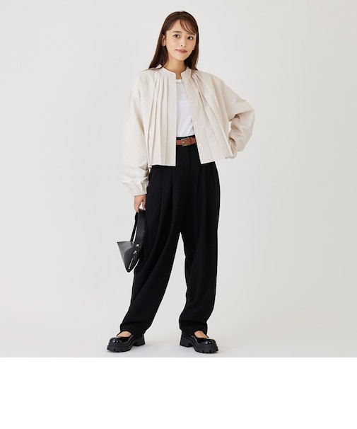 【LADIES】【AJUGA.】タックパンツ（大人サイズ）