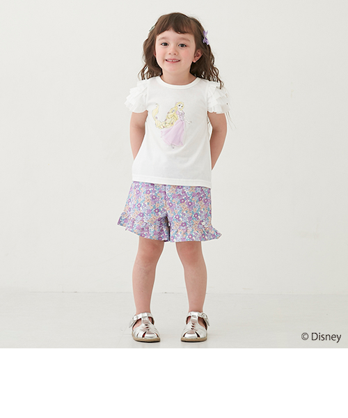 mici フルーツプリントパンツ mici（ミチ）の「(mici)フルーツプリントフレアワイドパンツ