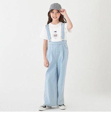 【リンク】お花刺しゅうサロペット(ジュニア)