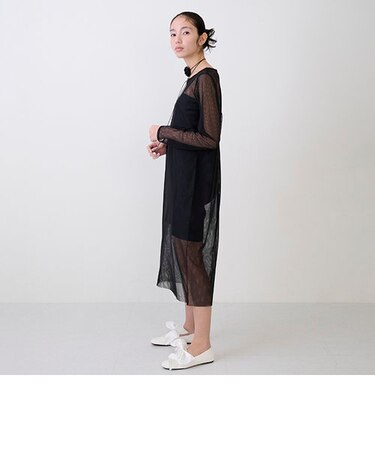 【LADIES】シアーワンピース・インナーつき