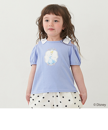 【Disney】2way肩リボンTシャツ