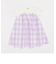 【リンク】チェック切り替えワンピース(キッズ)