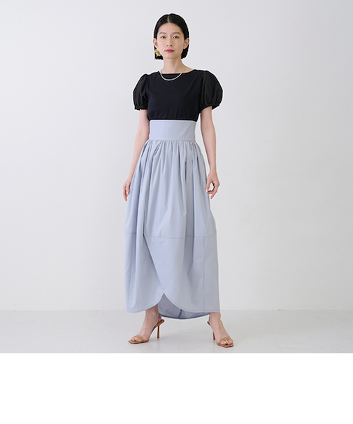 【LADIES】コクーンスカート