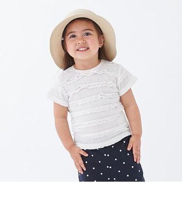 【リンク】フリルTシャツ(キッズ)