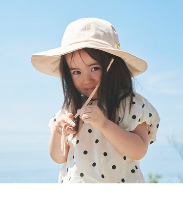 折り返しブリムハット