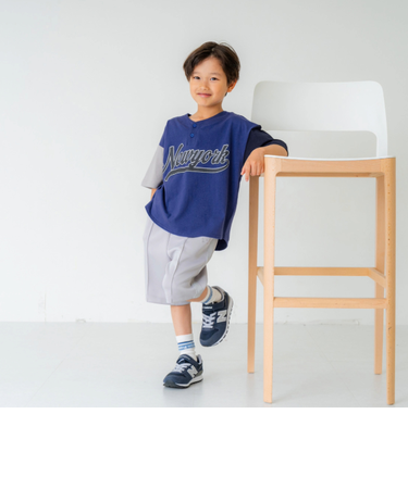 ベースボール半袖Tシャツ