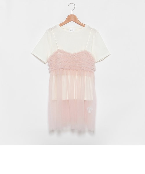 lillilly シャンタンフリルキャミトップス　tシャツセット lilLilly（リルリリー）｜キャミソール一覧 - WEAR