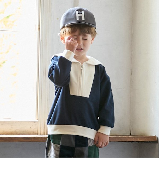 セーラー衿プルオーバー