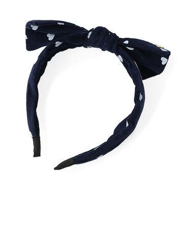 ハート柄リボンカチューシャ